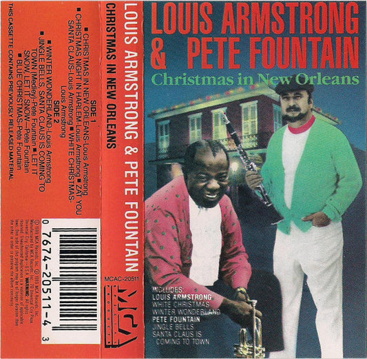 Louis Armstrong & Pete Fountain : Christmas In New Orleans (Cass, Comp)