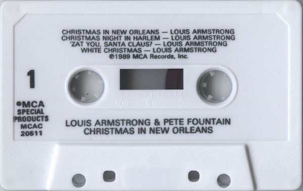 Louis Armstrong & Pete Fountain : Christmas In New Orleans (Cass, Comp)