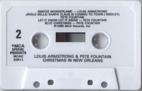 Louis Armstrong & Pete Fountain : Christmas In New Orleans (Cass, Comp)