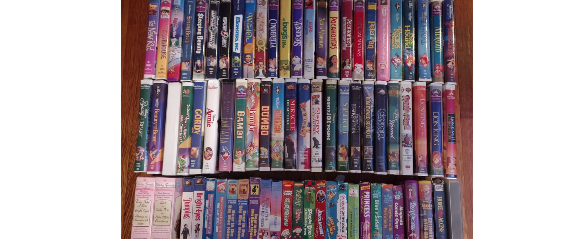 10 Random Mystery Disney VHS Video Tape Movie Tv Show Film Bundle Lot Box Grab Bag Surprise - Endless Media