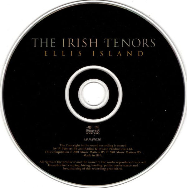 The Irish Tenors : Ellis Island (CD, Album)