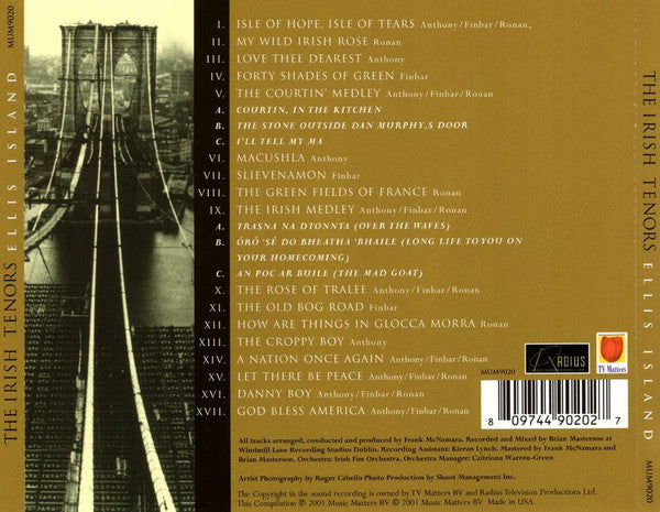 The Irish Tenors : Ellis Island (CD, Album)