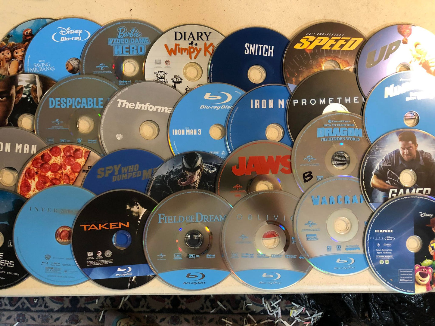 5 Random Mystery Video Blu-Ray Disc Movie Tv Show Film Bundle Lot Box Grab Bag - Endless Media