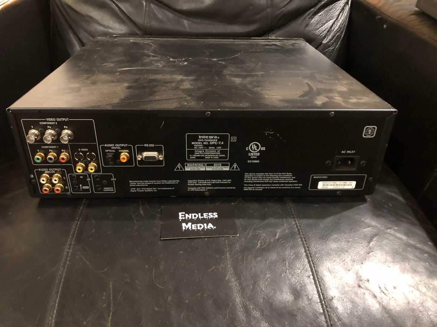 Integra DPC-7.4 5 Disc CD/ DVD Player Changer Transport