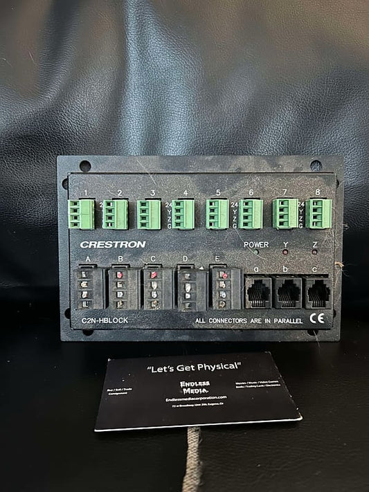 Crestron C2N-HBLOCK Multi-type Cresnet Distribution Block / 5 Connectors