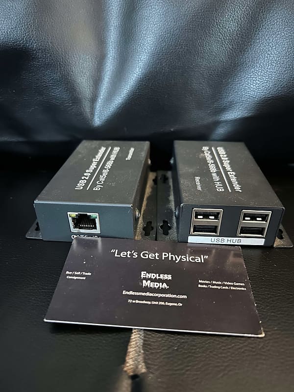 Unbranded USB 2.0 Super Extender by Cat5e/6-568b with Hub