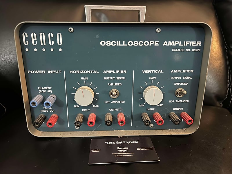 Cenco 80578 Oscilloscope Amplifier