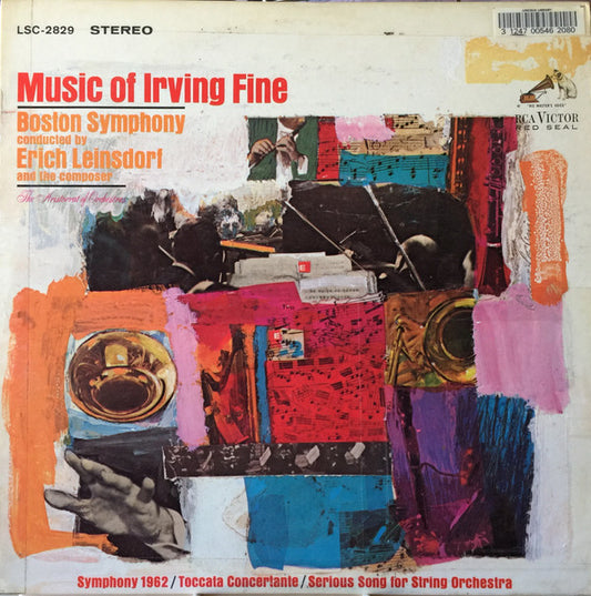 Irving Fine, Boston Symphony Orchestra Conducted By Erich Leinsdorf And The Irving Fine - Music Of Irving Fine (LP) (VG) - Endless Media