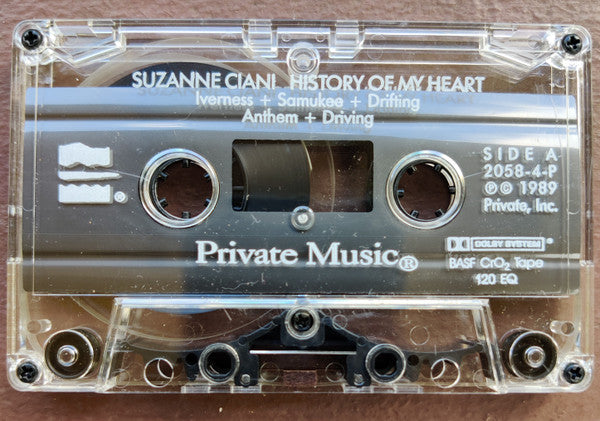 Suzanne Ciani - History Of My Heart  (Cassette) (VG+) - Endless Media