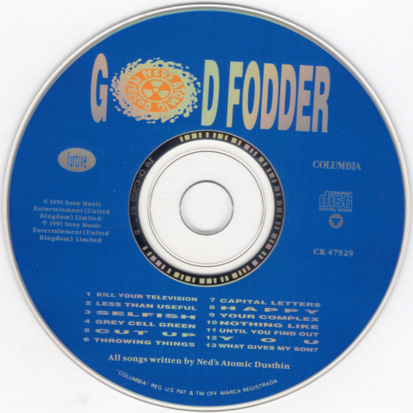 Ned's Atomic Dustbin - God Fodder (CD) (VG+) - Endless Media