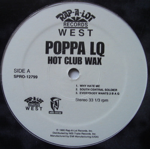 Poppa LQ - Hot Club Wax (12") (VG) - Endless Media