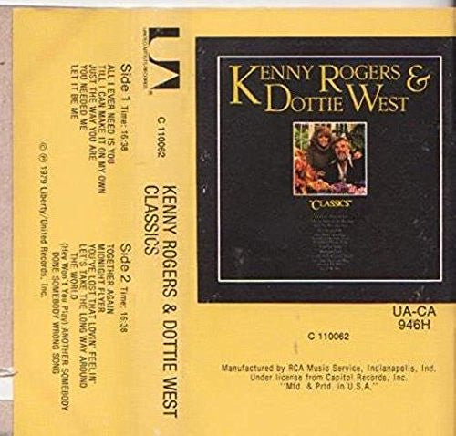 Kenny Rogers & Dottie West - Classics (Cassette) (VG) - Endless Media