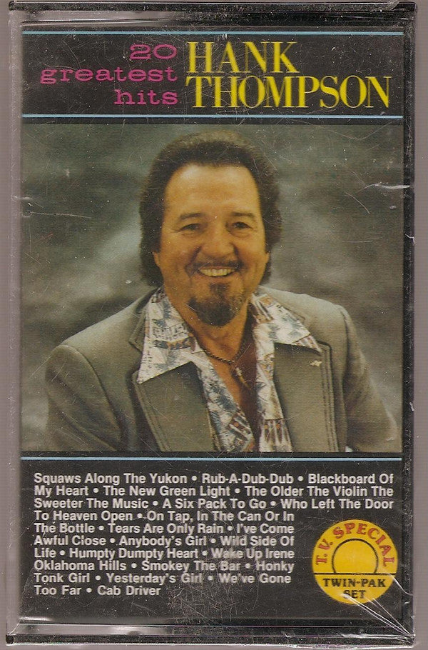 Hank Thompson - 20 Greatest Hits (Cassette) (VG+) - Endless Media