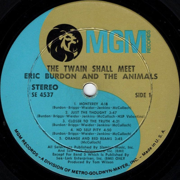 Eric Burdon & The Animals - The Twain Shall Meet (LP) (G) - Endless Media