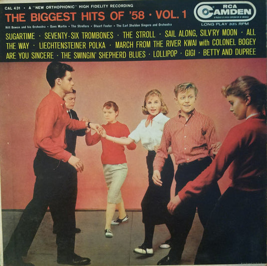 Various - The Biggest Hits Of '58, Vol. 1 (LP) (VG) - Endless Media