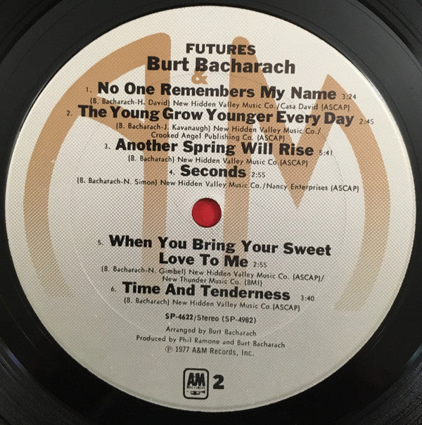 Burt Bacharach - Futures (LP) (VG+) - Endless Media