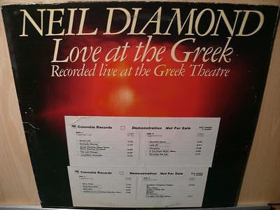 Neil Diamond - Love At The Greek: Recorded Live At The Greek Theatre (2xLP) (VG+) - Endless Media