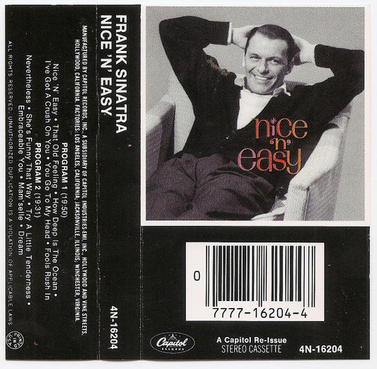 Frank Sinatra - Nice 'N' Easy (Cassette) (VG) - Endless Media