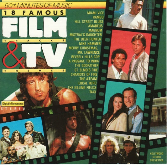 Hollywood Studio Orchestra  - 18 Famous Film Tracks & TV Themes (CD) (VG) - Endless Media