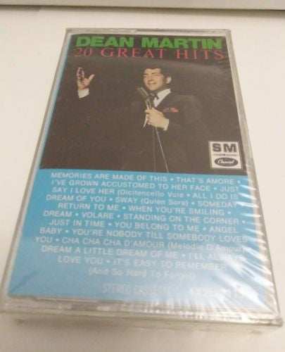 Dean Martin - 20 Great Hits (Cassette) (M) - Endless Media