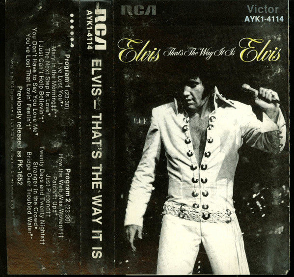 Elvis Presley - That's The Way It Is (Cassette) (VG) - Endless Media