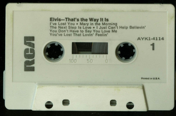 Elvis Presley - That's The Way It Is (Cassette) (VG) - Endless Media