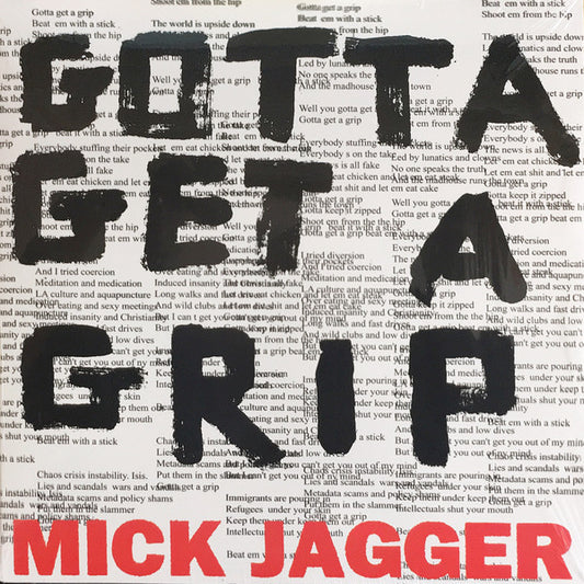 Mick Jagger - Gotta Get A Grip / England Lost (12") (M) - Endless Media