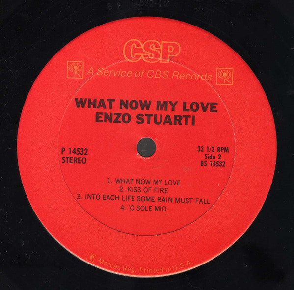 Enzo Stuarti - What Now My Love (LP) (VG+) - Endless Media