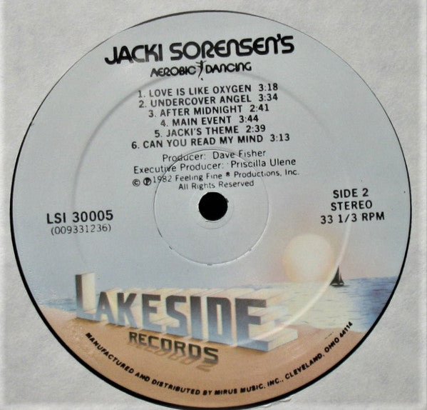 Jacki Sorensen - Jacki Sorensen's Aerobic Dancing The Original (LP) (VG) - Endless Media