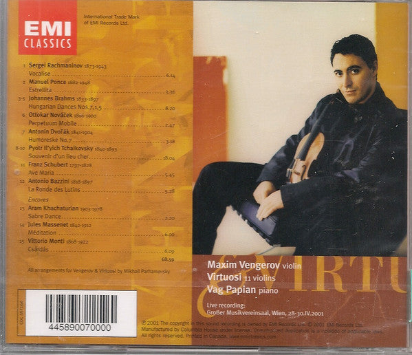 Maxim Vengerov, Virtuosi - Vengerov & Virtuosi (CD) (VG) - Endless Media