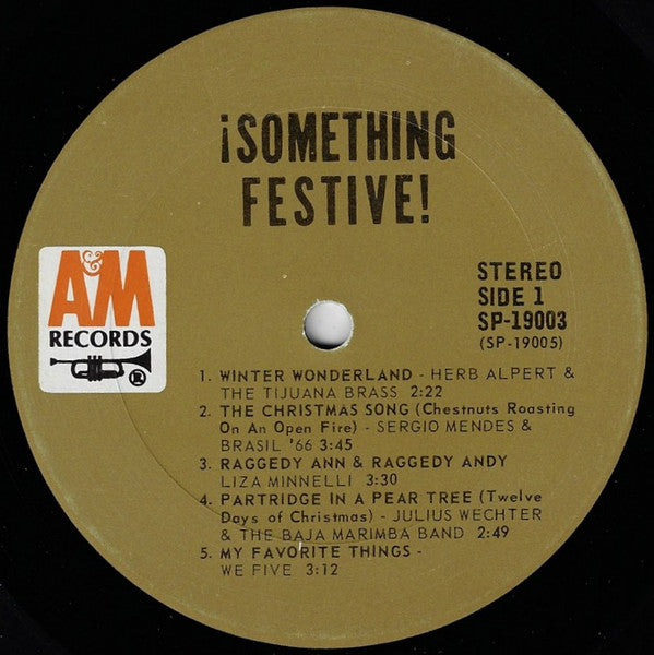 Various - ¡Something Festive! (LP) (VG+) - Endless Media