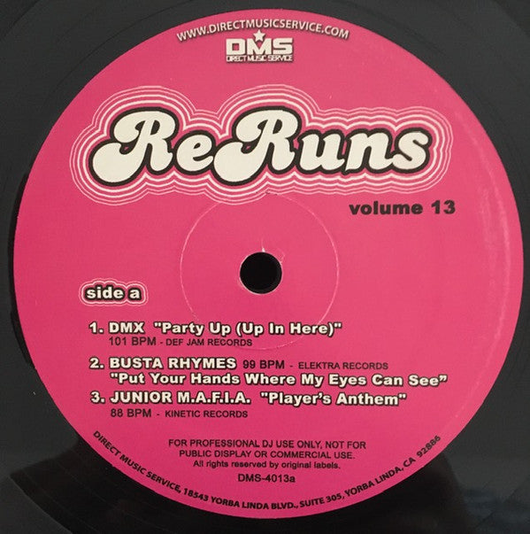 Various - ReRuns Volume 13 (12") (G+) - Endless Media
