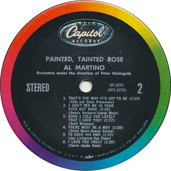 Al Martino - Painted, Tainted Rose (LP) (NM or M-) - Endless Media