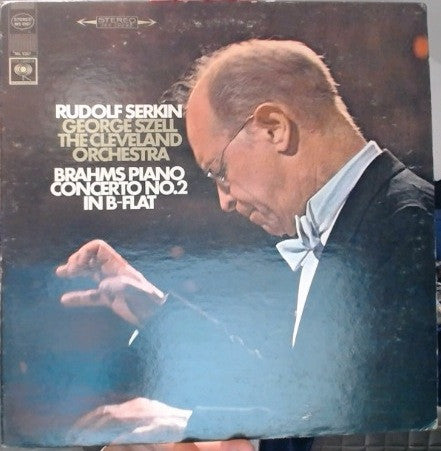 Johannes Brahms - Rudolf Serkin, George Szell, The Cleveland Orchestra - Piano Concerto No. 2 In B Flat (LP) (VG+) - Endless Media