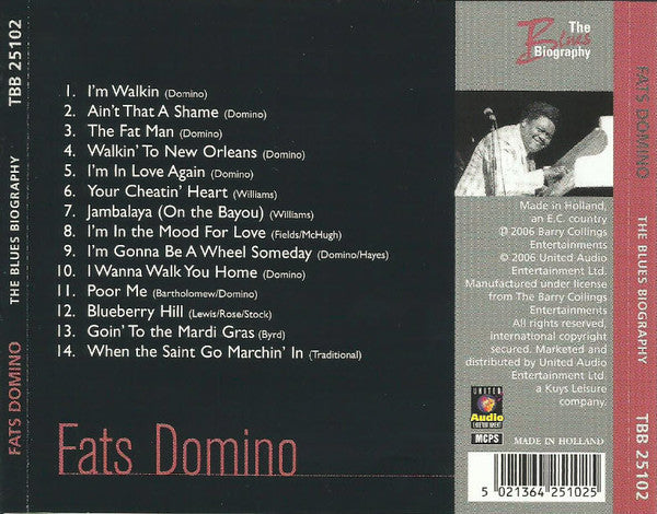 Fats Domino - The Blues Biography (CD) (VG+) - Endless Media