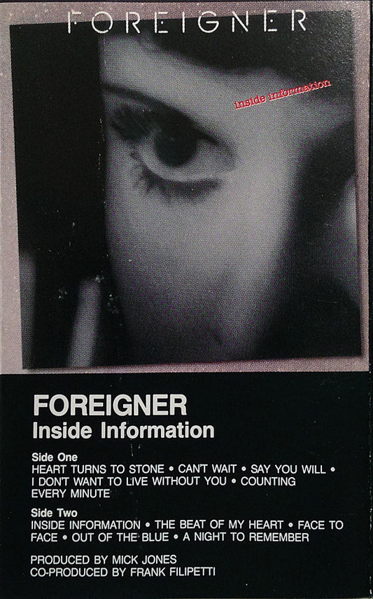 Foreigner - Inside Information (Cassette) (VG+) - Endless Media