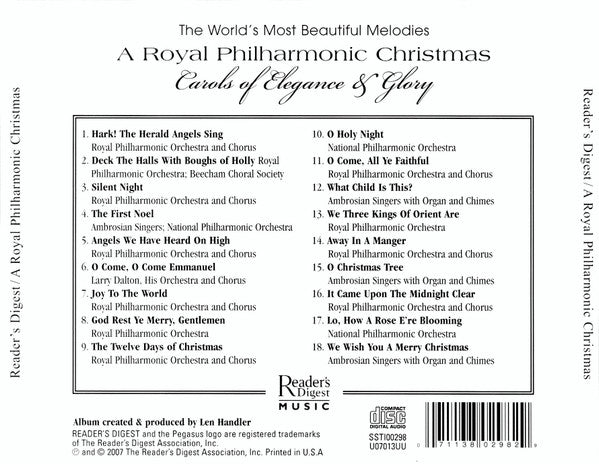 Various - A Royal Philharmonic Christmas (CD) (VG+) - Endless Media