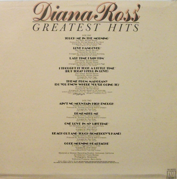 Diana Ross - Diana Ross' Greatest Hits (LP) (VG) - Endless Media