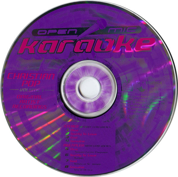 Various - Open Mic Karaoke Christian Pop Volume 1 (CD) (VG) - Endless Media