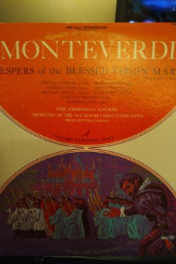 Claudio Monteverdi - Vespers Of The Blessed Virgin Mary (2xLP) (VG) - Endless Media