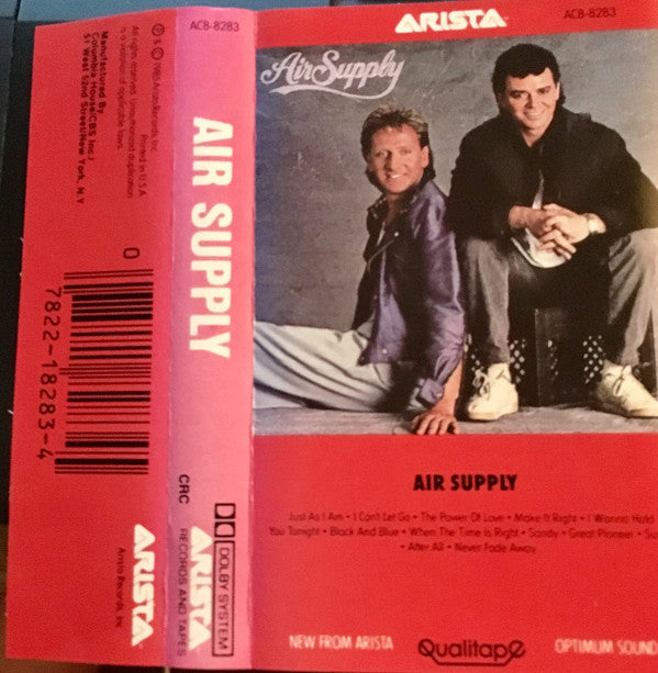 Air Supply : Air Supply (Cass, Album, Clu)