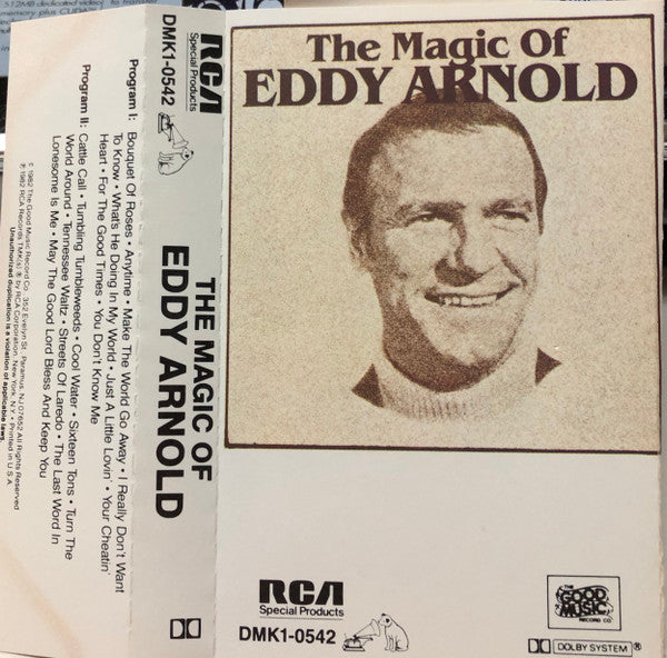 Eddy Arnold - The Magic of Eddy Arnold (Cassette) (VG+) - Endless Media