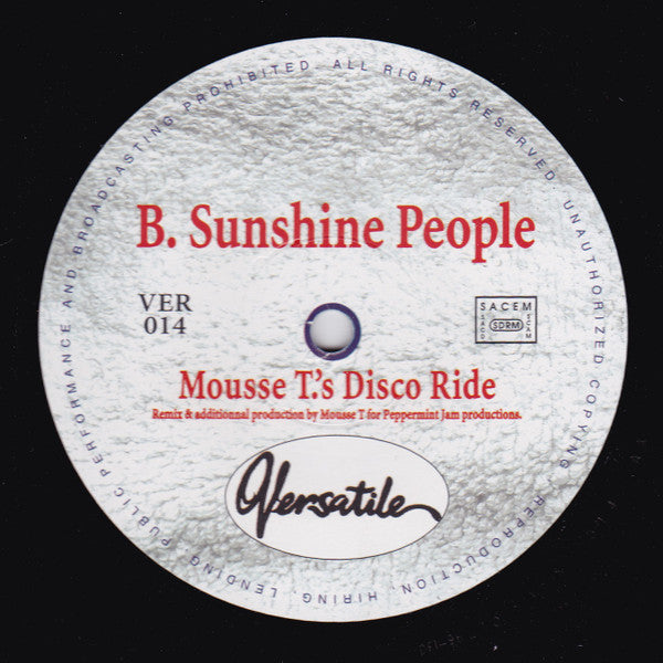 Cheek - Venus (Sunshine People) (Remixes Part 2) (12") (NM or M-) - Endless Media