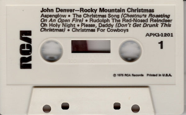 John Denver - Rocky Mountain Christmas (Cassette) (VG+) - Endless Media