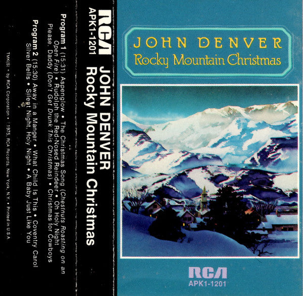 John Denver - Rocky Mountain Christmas (Cassette) (VG+) - Endless Media