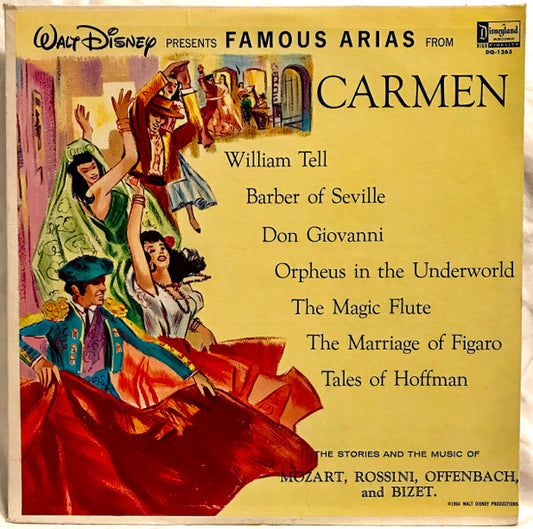 Various - Walt Disney Presents Famous Arias From Carmen (LP) (G) - Endless Media