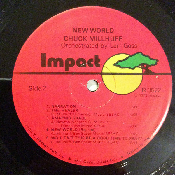 Chuck Millhuff - New World: A Musical Service Of Evangelism (LP) (VG+) - Endless Media