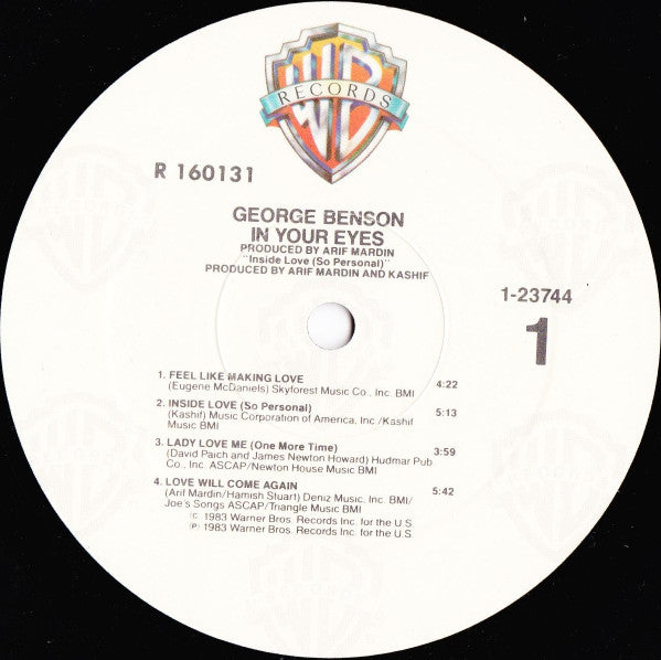 George Benson - In Your Eyes (LP) (VG) - Endless Media