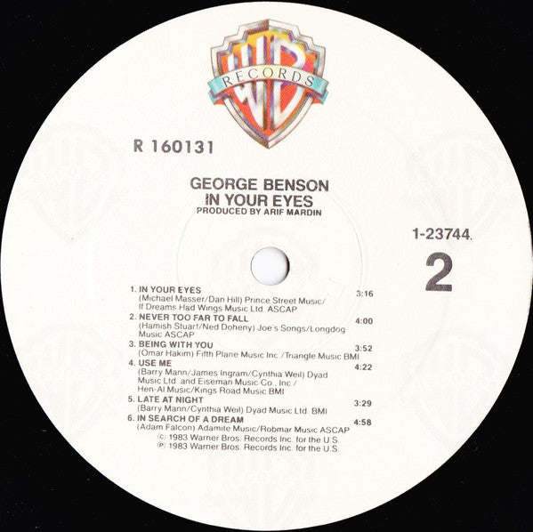 George Benson - In Your Eyes (LP) (VG) - Endless Media