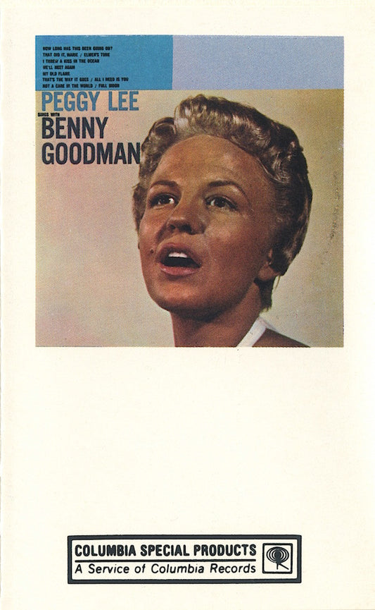 Peggy Lee Sings With Benny Goodman - Peggy Lee Sings With Benny Goodman (Cassette) (VG+) - Endless Media